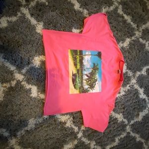 Paradise/Beach Graphic Crop Tee